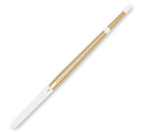 竹で作った竹刀の画像
