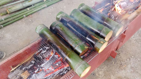 竹ごはんの試験作成の写真3